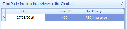 5. Third Party Invoices Referenced to this Client